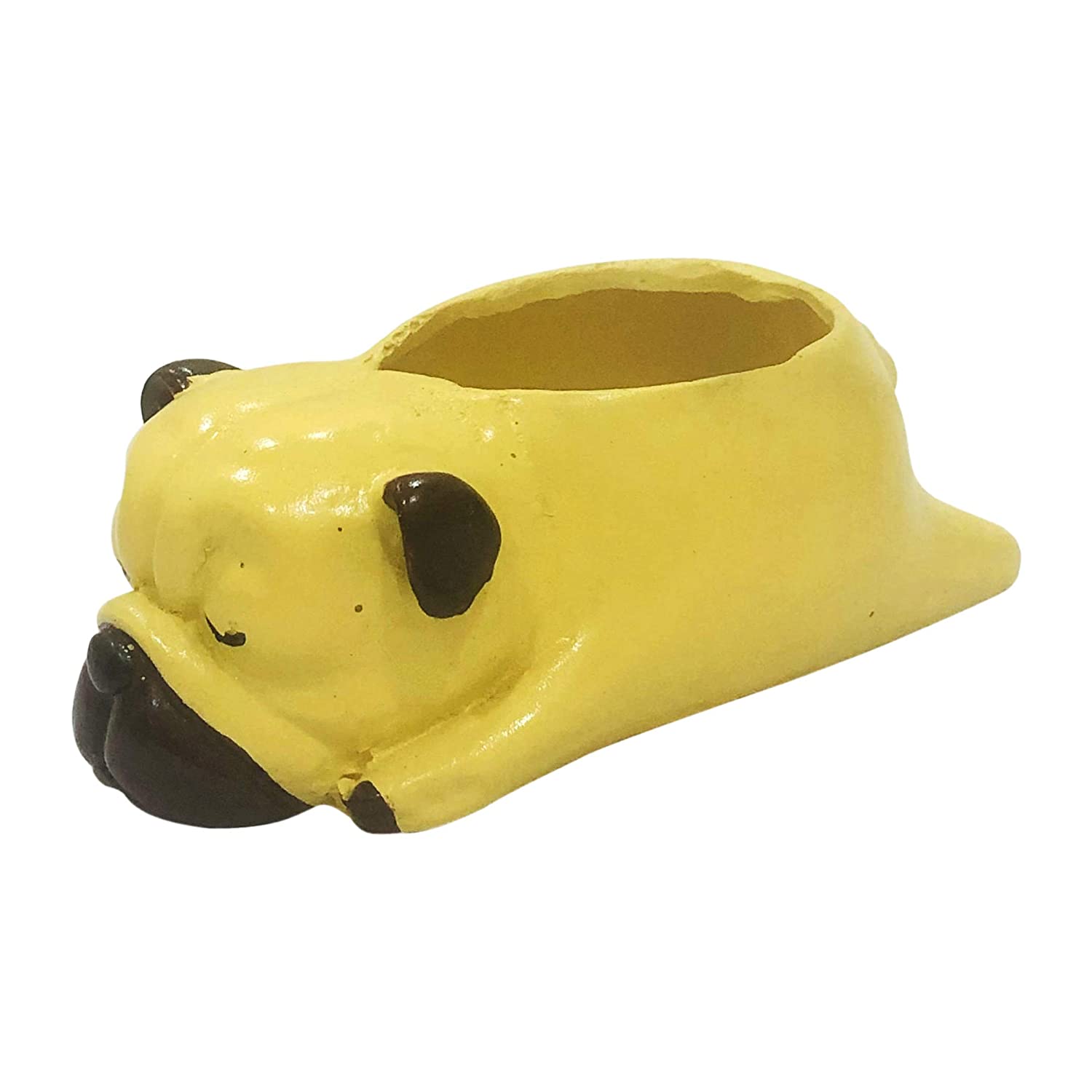 Mini Cute Puppy Decorative Succulent Planter Resin Flower Pot for Home Decor,Garden Decor,Office Decor