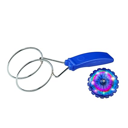 Gyro Wheel, Magnetic Spinning Toy, Rolling Toy with Rainbow Light Effect, Funny Kids Rolling Toy, Magnetic Spinning Toy for Boy,Girl- Multicolour (Pack of 1)