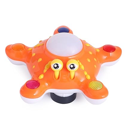 Bump & GO 3D Colorful Lights Projector Starfish Toy for Kids