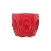  Glossy Ceramic Pots Ceramic Planters for Indoor Plants/Planters,Home Decor,Garden Decor, Decorative Succulents Pot (L:15 Cms; W:15 Cms; H:12 Cms.) (Red)